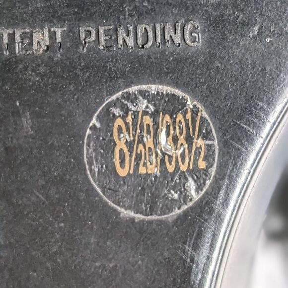 BCBGeneration Black Patent Leather Queenie Platform Wedge Thong Sandals - Picture 10 of 10